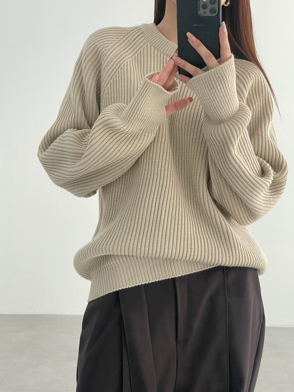 calm golgi warmer knit (2color)