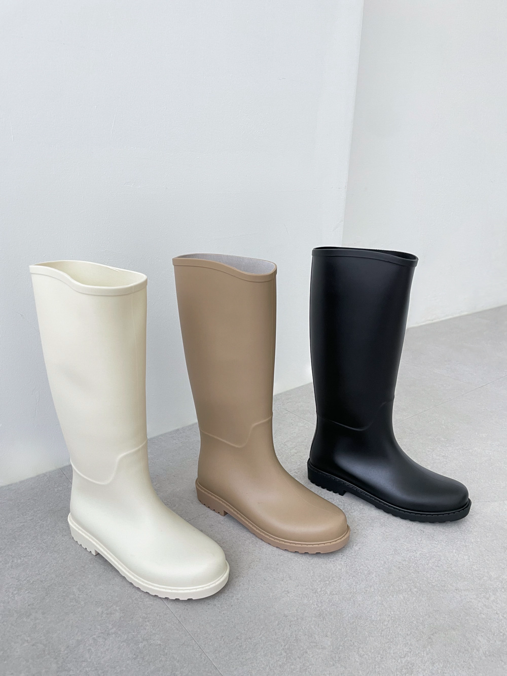 western long rain boots (3color)