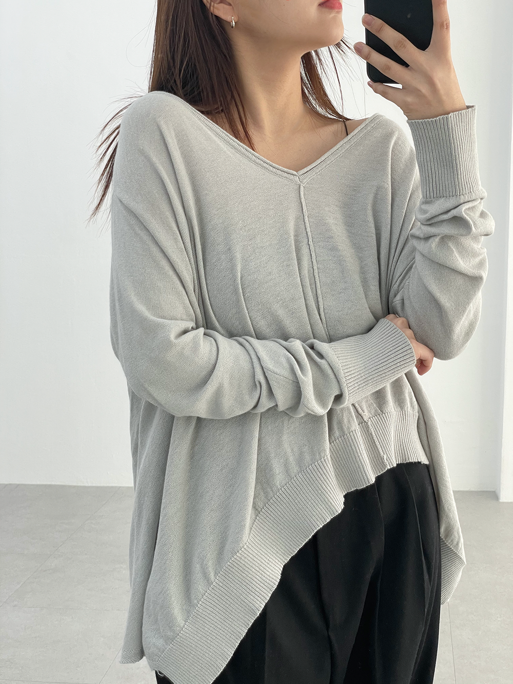 loose-fit hool knit (4color)