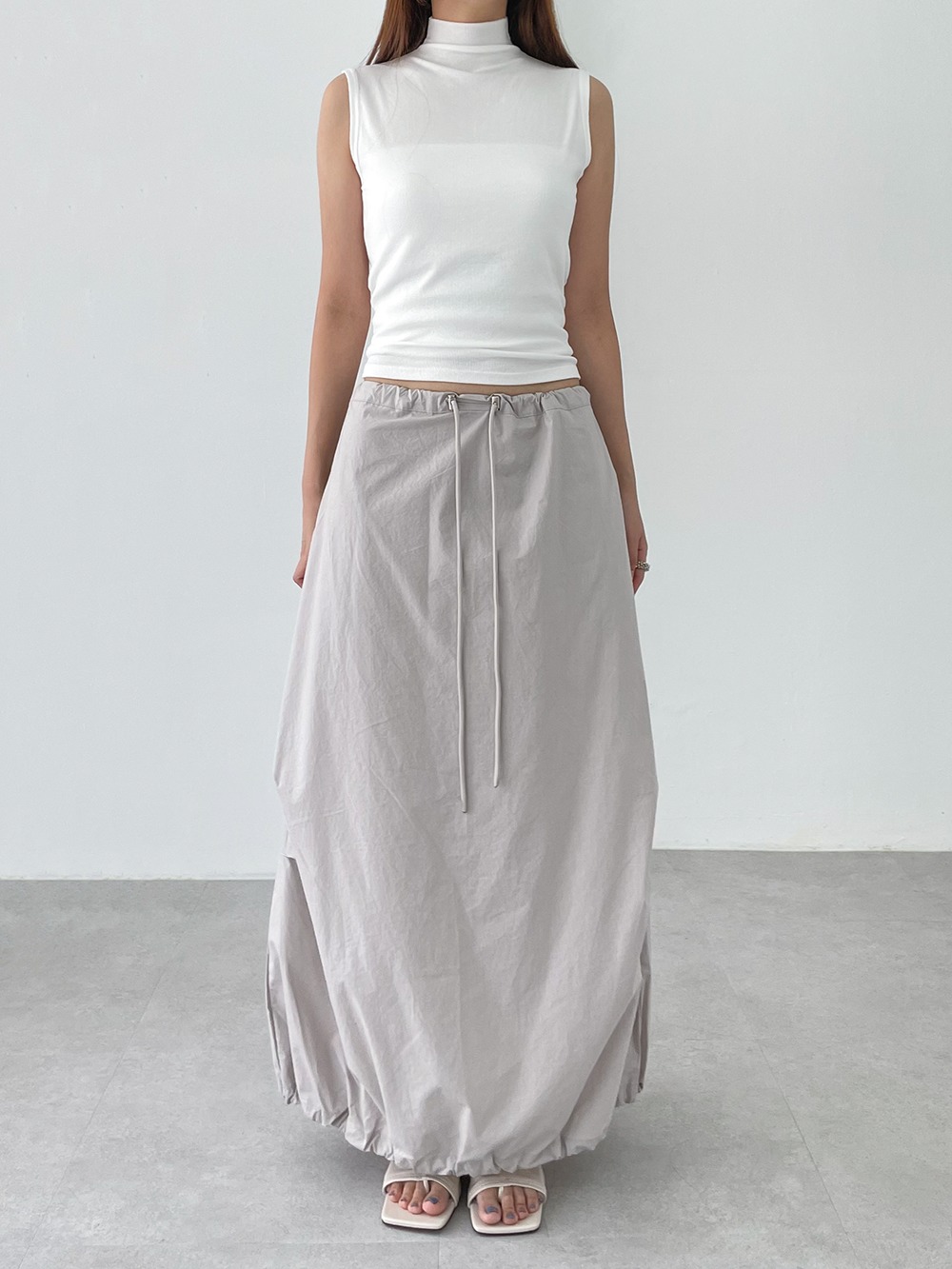 cotton volume stopper skirts (3color)
