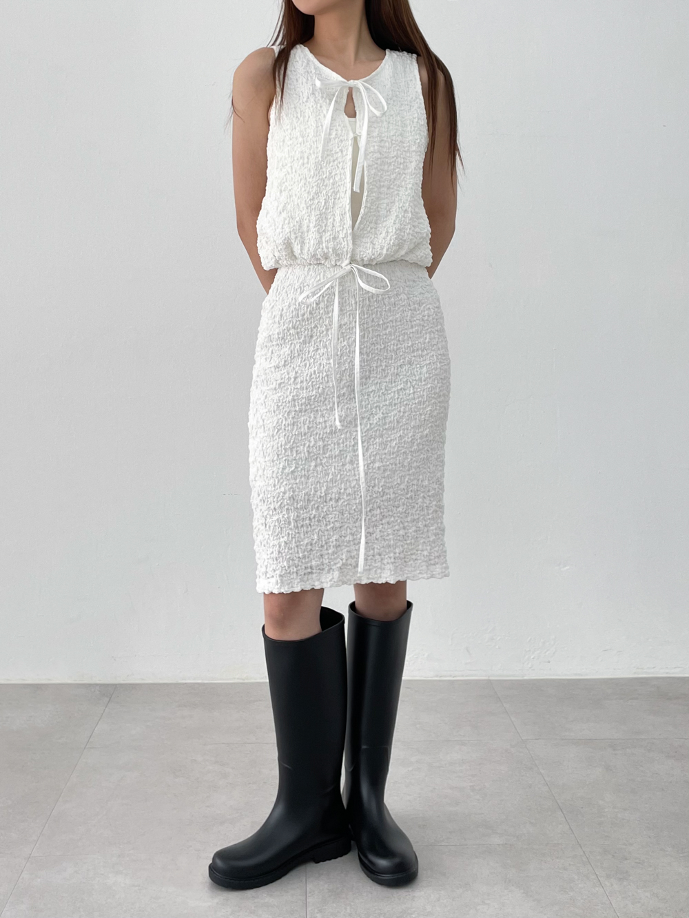 peer midi skirts (2color)