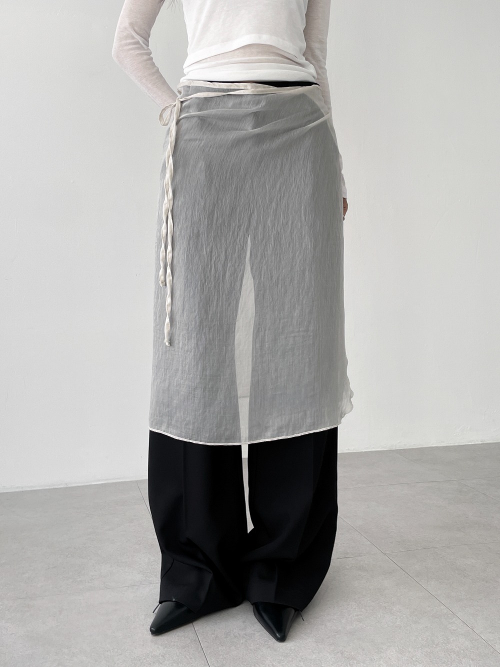 sherbet wrap skirts (2color)