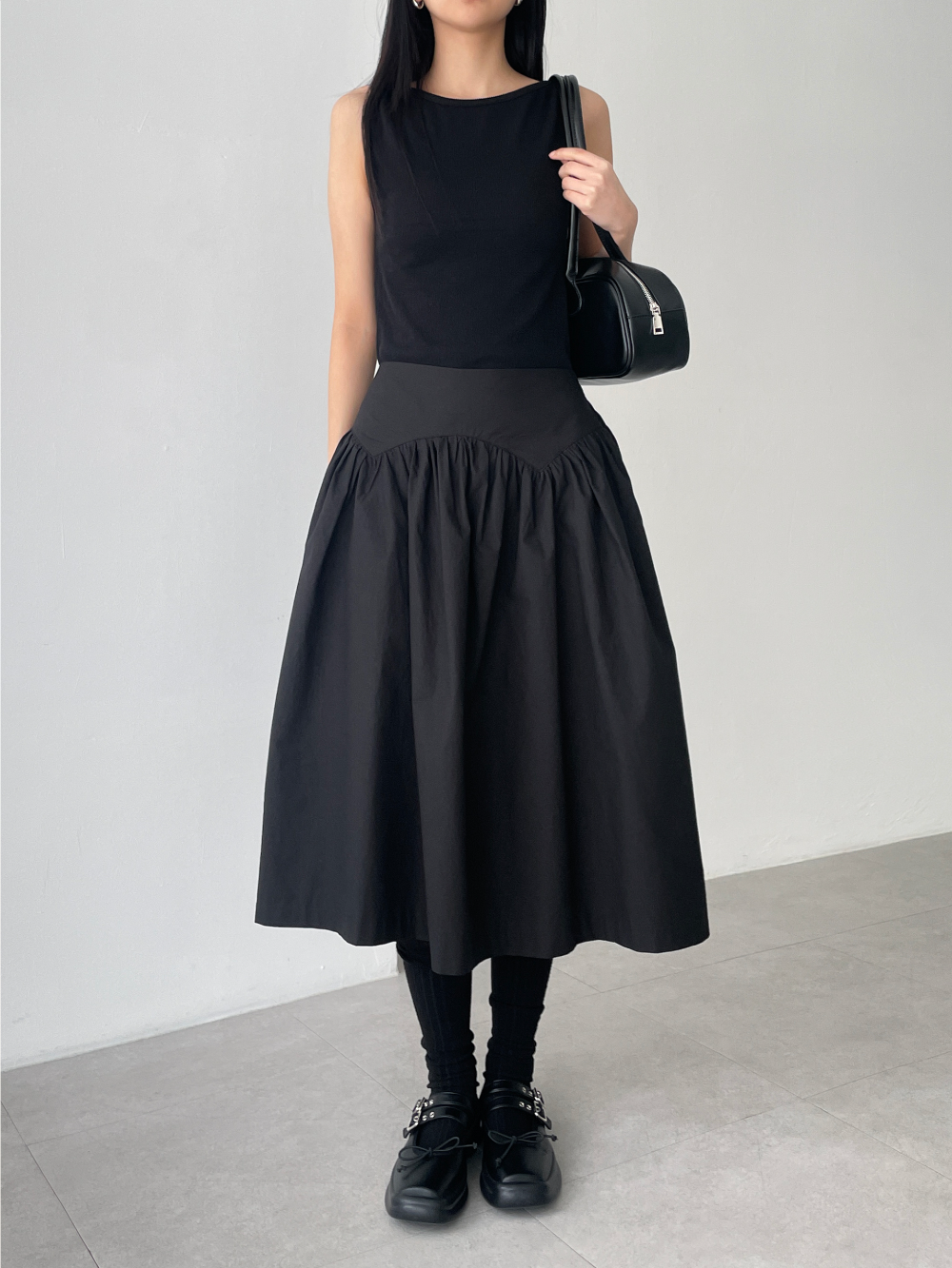 muse cotton frill skirts (2color)